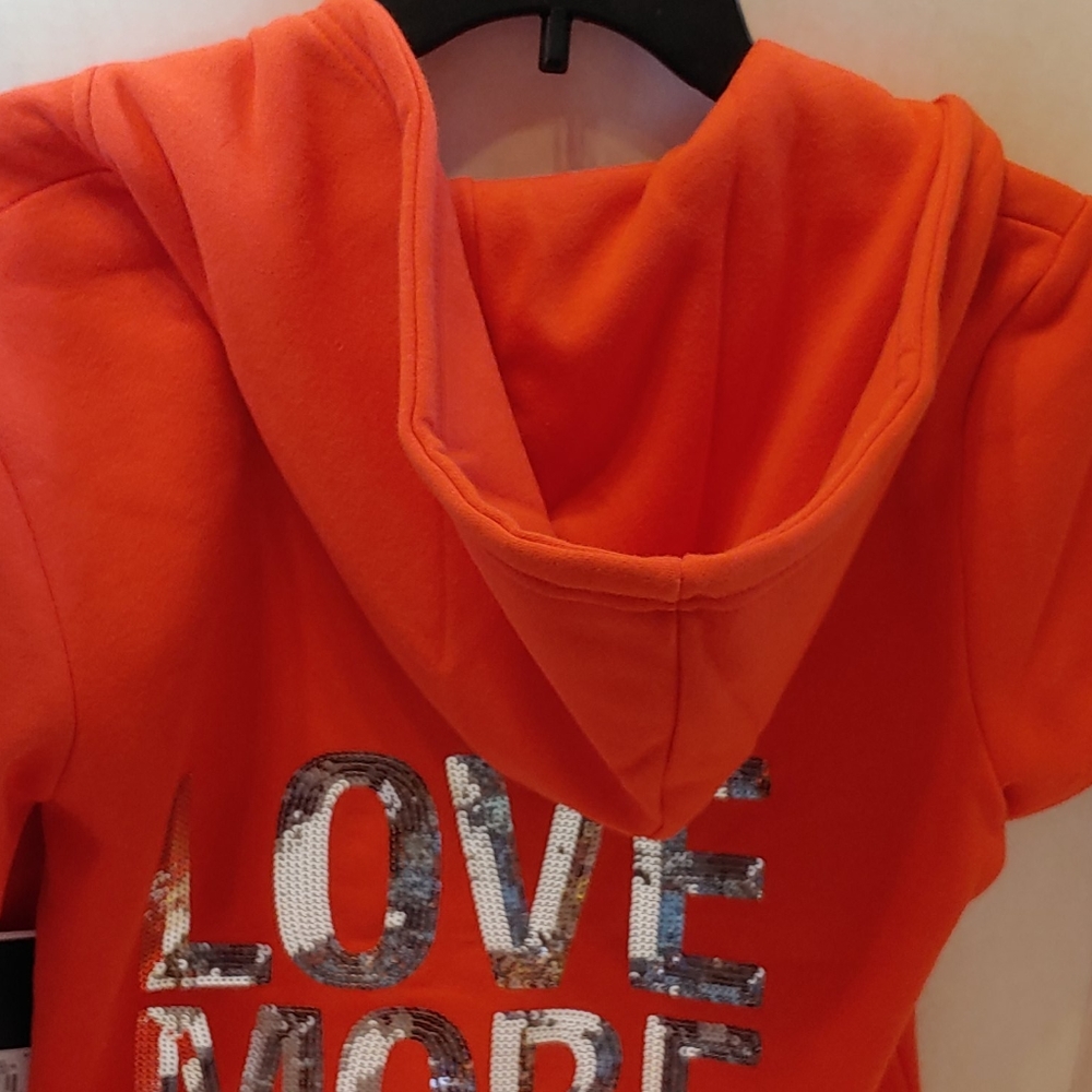 JuicyCotureOrange.Short sleeveJacket.SALE  MARKED DOWN SIZE LARGE SALE